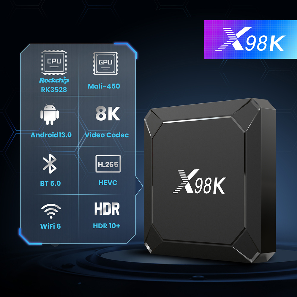 Radxa Rock 5B 16Gb - New X98K Android 13 TV Box
