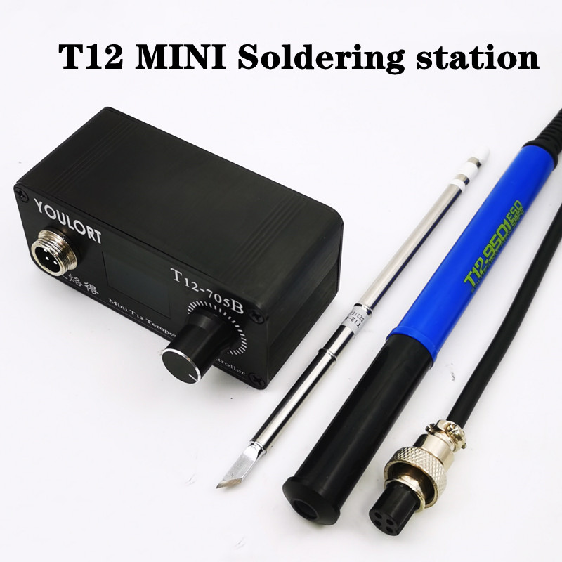 Soldering Station T12 Oled - MINI T12-705B Soldering Iron station OLED
