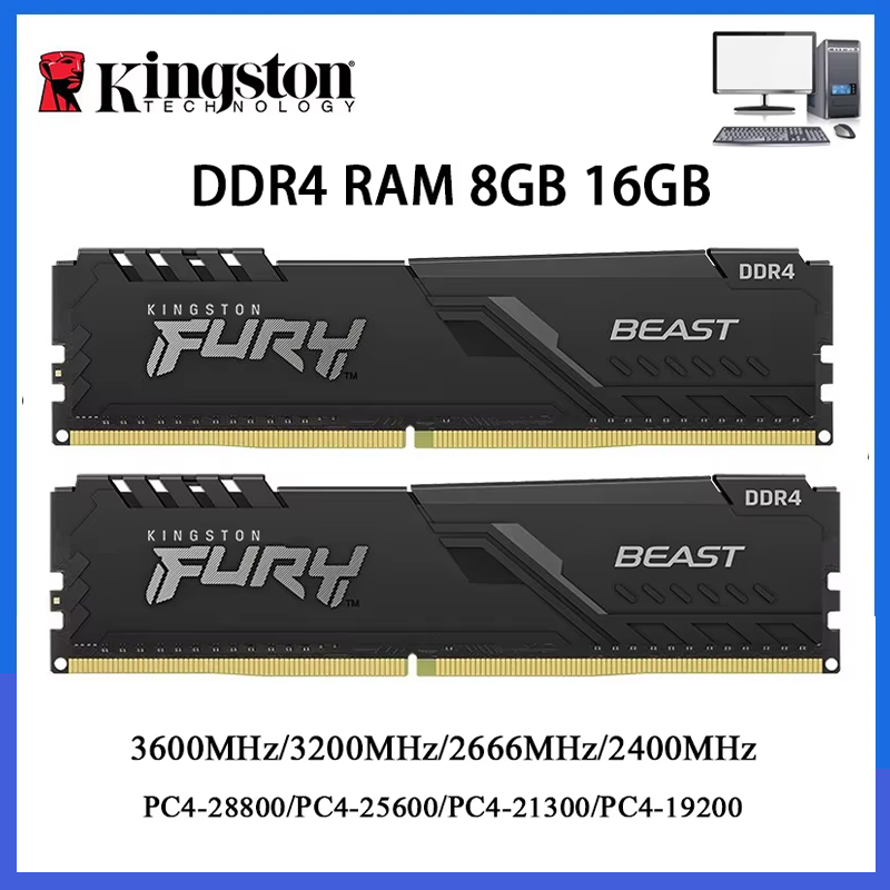 Khadas Vim4 8Gb - DDR4 Kingston BEAST RAM 3200MHz 2666MHz