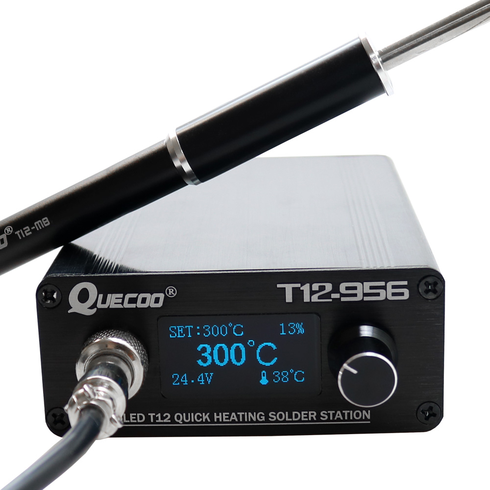 Soldering Station T12 Oled - QUECOO T12-956 Soldering Digital Station Electronic