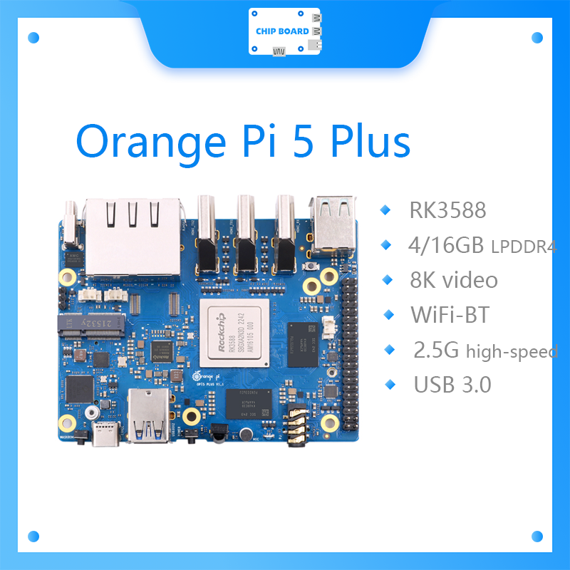 Orange Pi 5 Plus  Single Board - огляд і ціна Orange Pi 5 Plus 16Gb