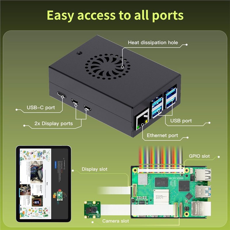AS95-For Irasptek Starter Kit  - огляд і ціна Raspberry Pi 5 8Gb Kit