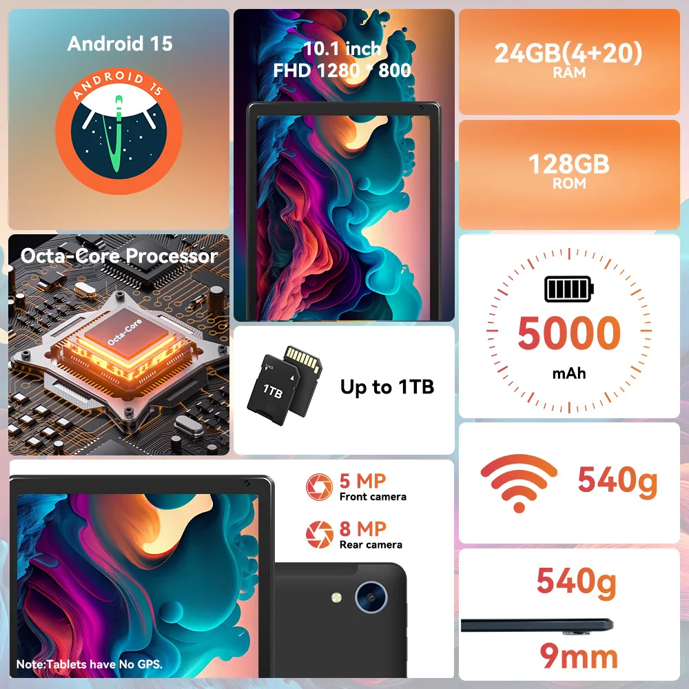 URAO 10.1 Inch Android 15 Tabl - огляд і ціна Khadas Vim4 8Gb