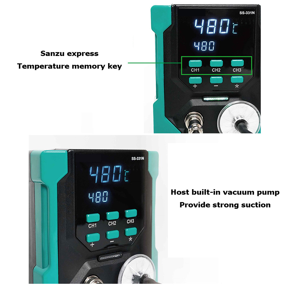 SS-331NH ESD LCD Digital Elect - огляд і ціна Desoldering Gun Vacuum Electric