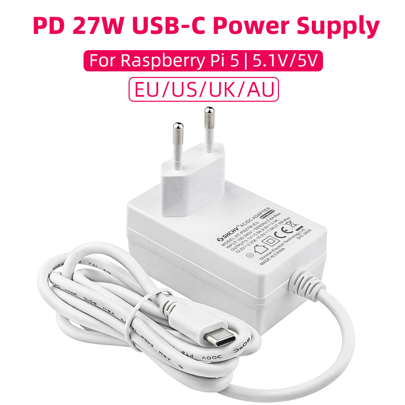 PD 27W Raspberry Pi 5 5.1V 5A  - огляд і ціна Banana Pi Bpi-M5