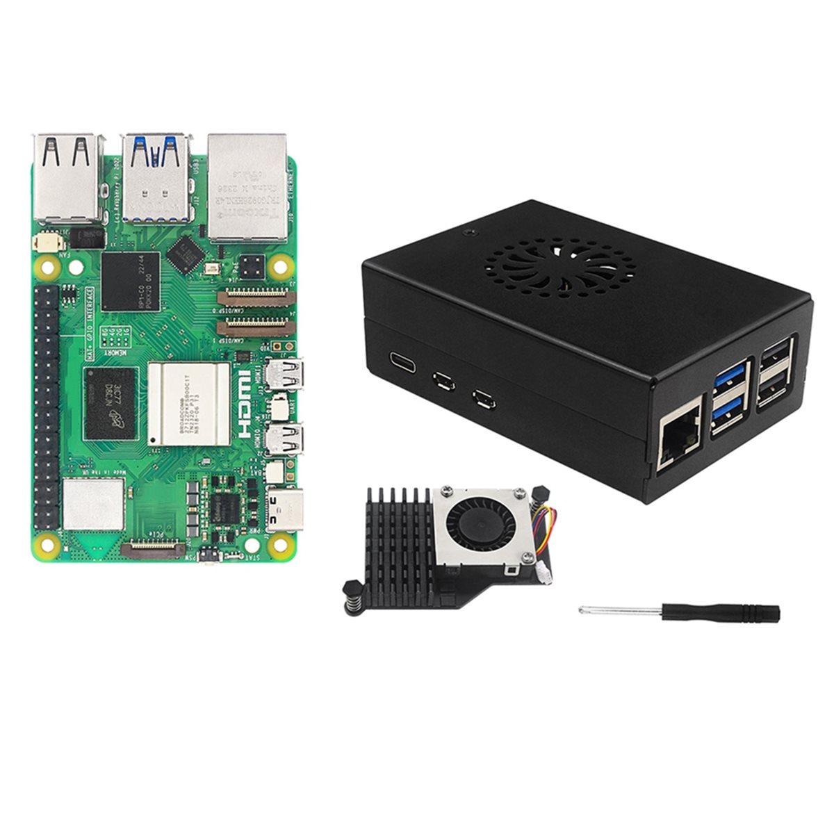 X14A& For IRasptek Starter Kit - огляд і ціна Raspberry Pi 5 8Gb Kit