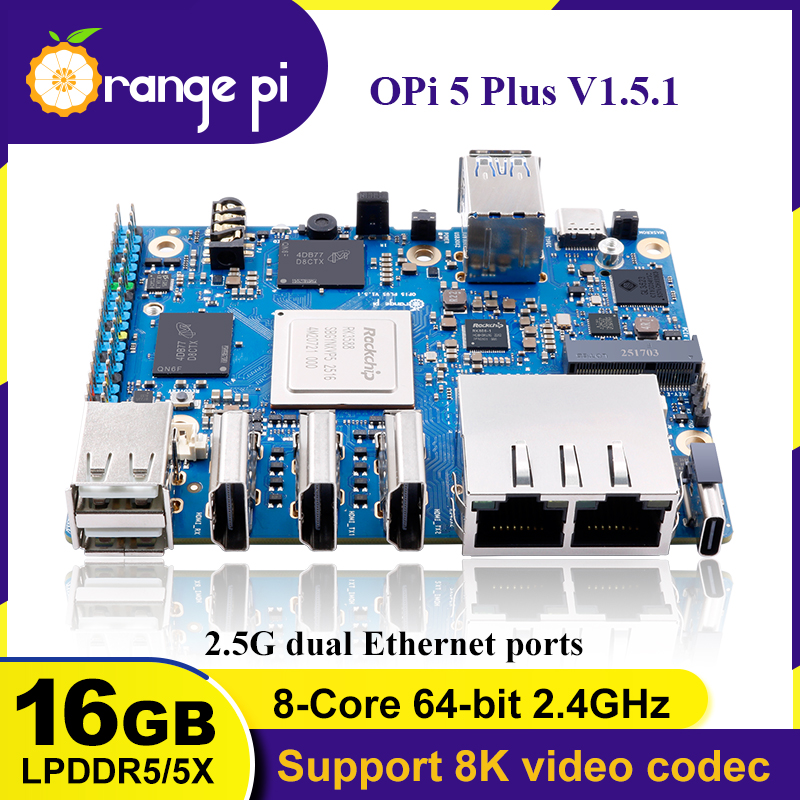 VivaChip TechOrangePi 5 Plus 1 - огляд і ціна Orange Pi 5 Plus 16Gb