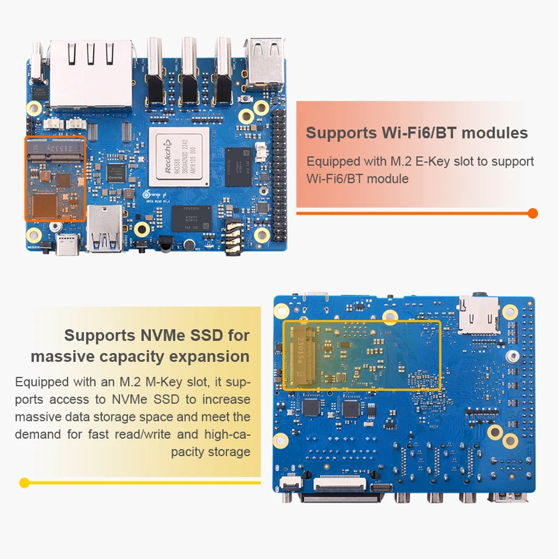 Orange Pi 5 Plus 4 8 16 GB RAM - огляд і ціна Orange Pi 5 Plus 16Gb