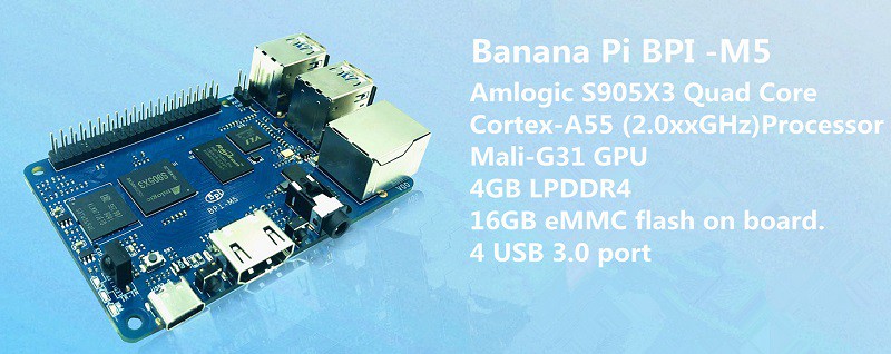 Banana PI BPI M5 New Generatio - огляд і ціна Banana Pi Bpi-M5