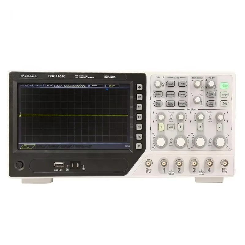 Hantek DSO4104C Digital Storag - огляд і ціна Digital Storage Oscilloscope 100Mhz 4Ch