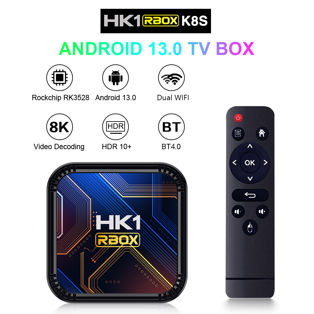 HK1 RBOX K8S Android 13 TV Box - огляд і ціна Radxa Rock 5B 16Gb