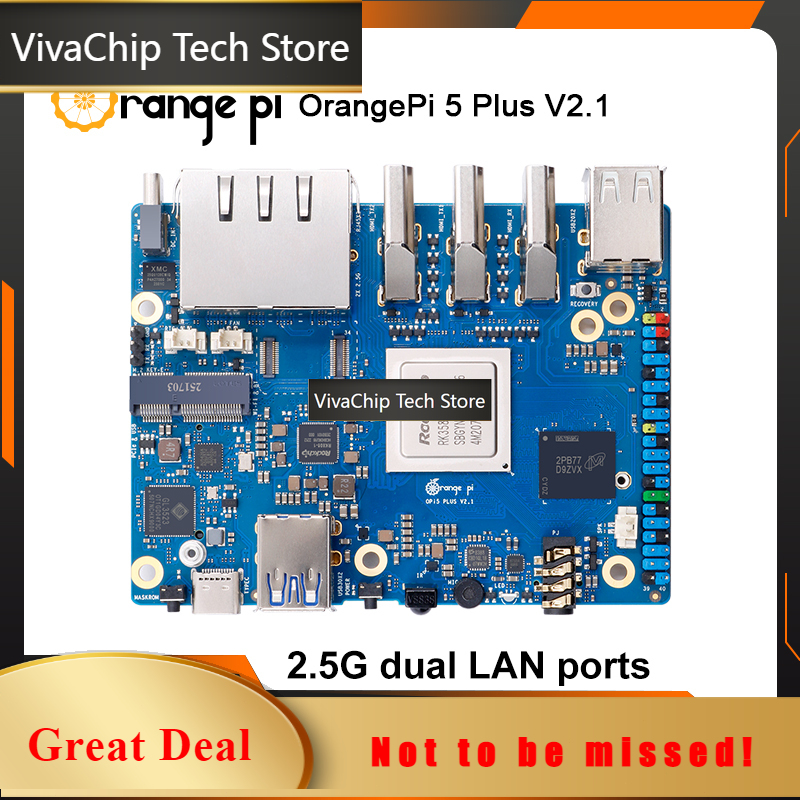 VivaCTOrange Pi 5 Plus V2.1 Ve - огляд і ціна Orange Pi 5 Plus 16Gb