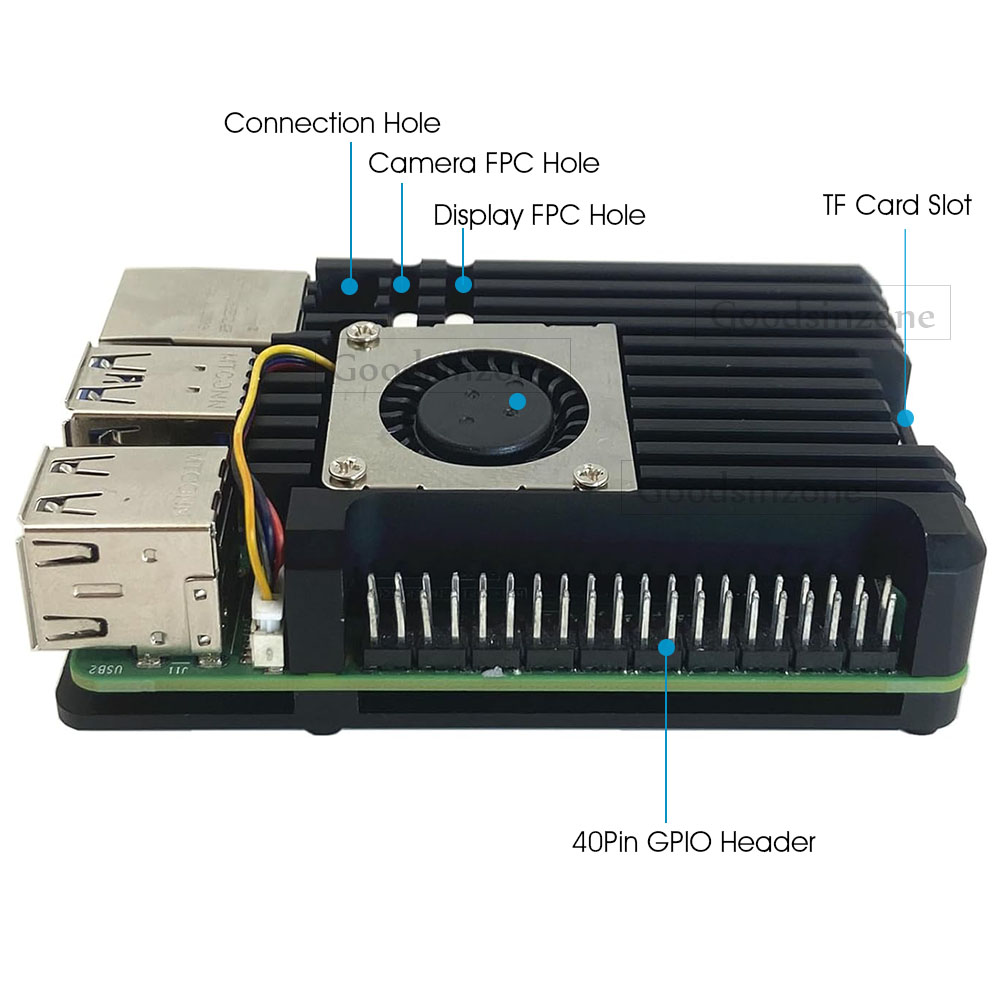 Raspberry Pi 5 Aluminum Alloy  - огляд і ціна Raspberry Pi 5 8Gb Kit