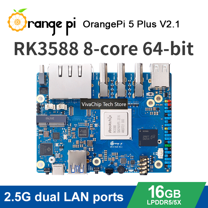 VivaCTOrange Pi 5 Plus Mini PC - огляд і ціна Orange Pi 5 Plus 16Gb