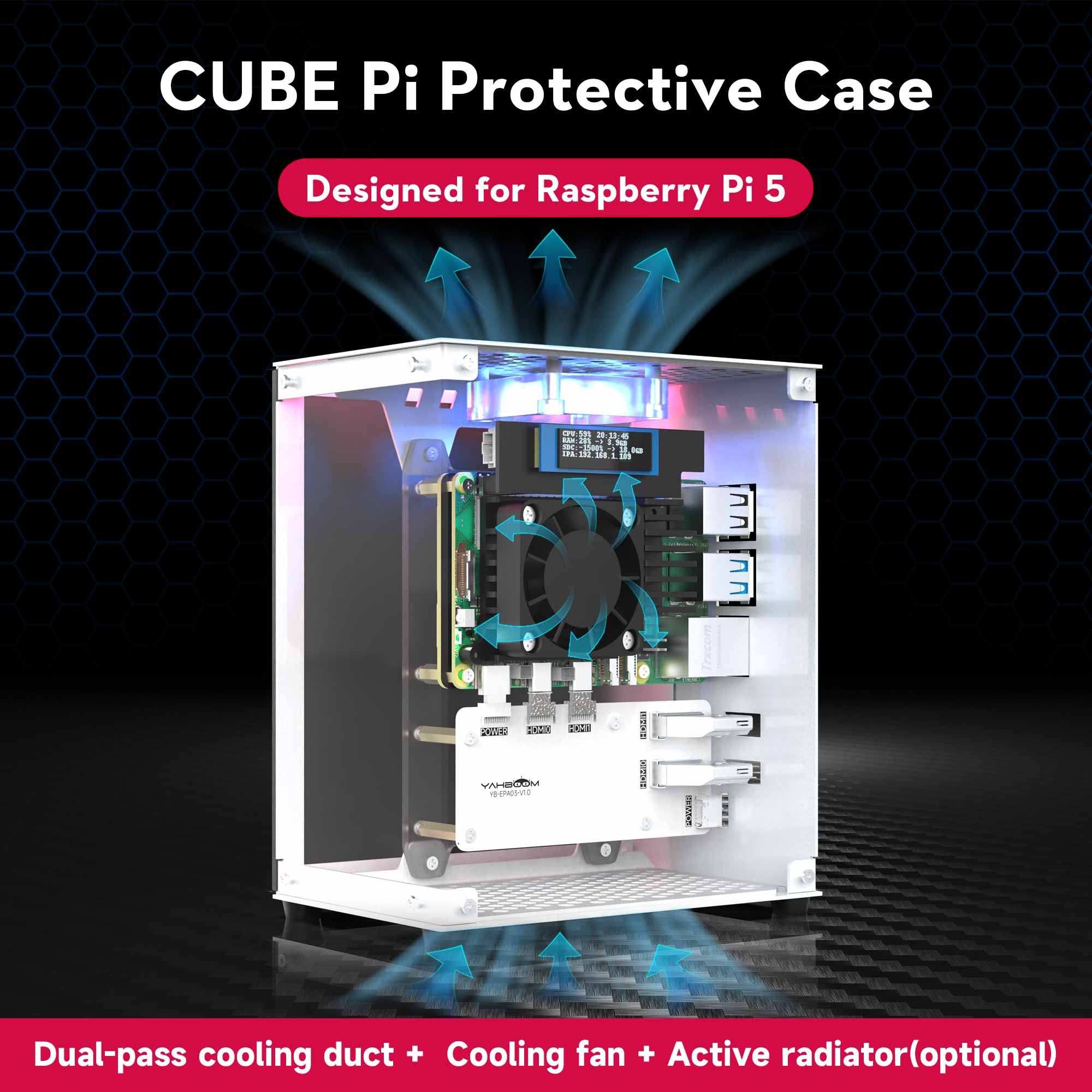 Raspberry Pi 5 Case Protective - огляд і ціна Raspberry Pi 5 8Gb Kit