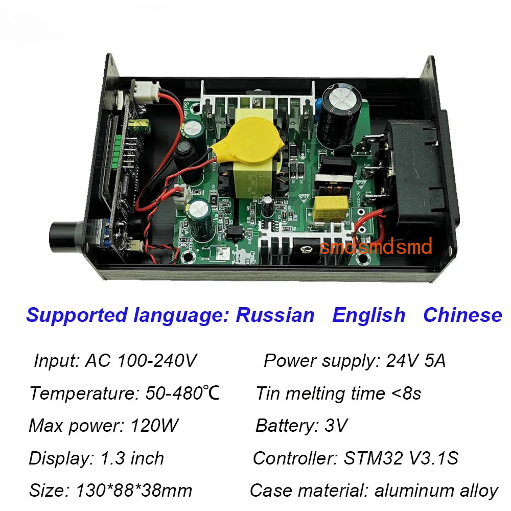 STM32 V3.1S T12 Soldering Stat - огляд і ціна Soldering Station T12 Oled
