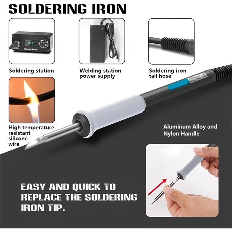 B03C-T12 Digital Soldering Sta - огляд і ціна Soldering Station T12 Oled