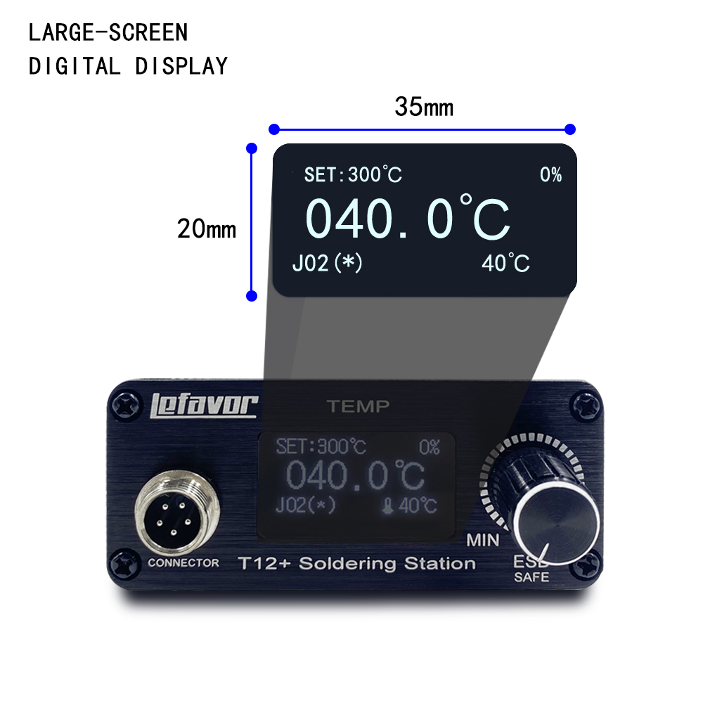 T12+ Soldering Station Solderi - огляд і ціна Soldering Station T12 Oled